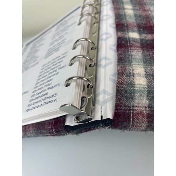 Vintage Pendleton Wool Address Book Cover Mead Address Plaid Organizer, Office - Picture 9 of 12